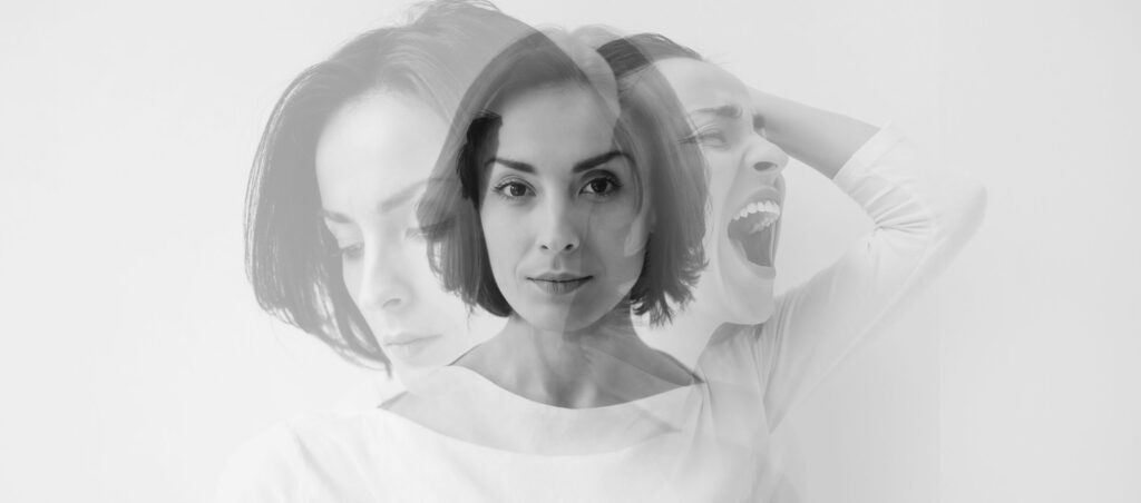 Woman with multiple identities